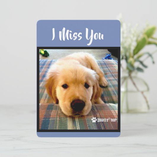 Ik Miss U Kaart (Staand voorkant)