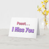 Ik Miss U Kaart (Gele Bloem)