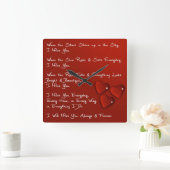 Ik Miss U Square Wall Klock Vierkante Klok (Huis)