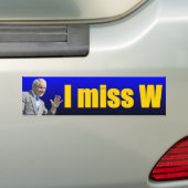 Ik Miss W. Bumpersticker (Op auto)