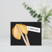 Ik Miss You Fortune Cookie Briefkaart (Staand voorkant)