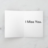 Ik Miss You Kaart (Binnen)