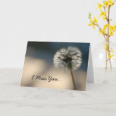 Ik Miss You Kaart (Gele Bloem)