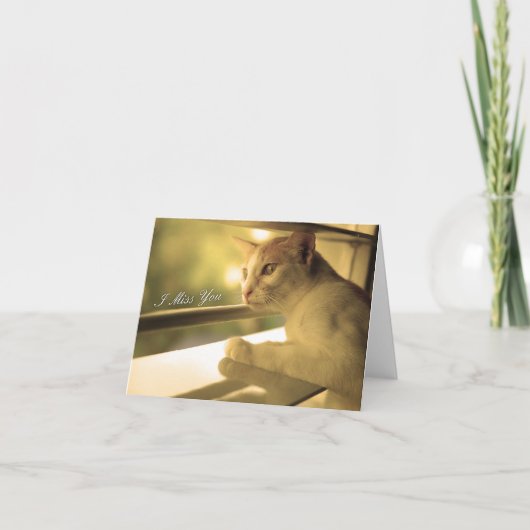 Ik Miss You Note Kaart (Voorkant)