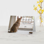 Ik Miss You Note Kaart (Gele Bloem)