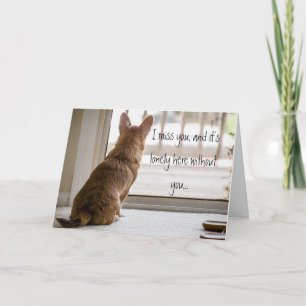 Ik Miss You Note Kaart