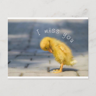 Ik Miss You Post Card Briefkaart