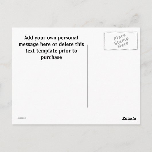 Ik Miss You Sock Monkey Briefkaart (Achterkant)