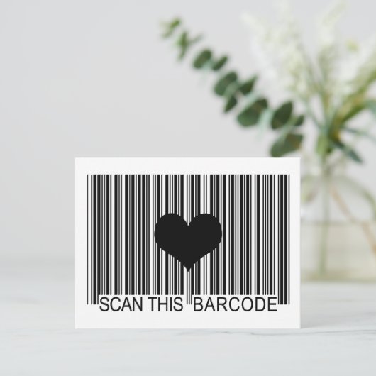 IK MIST JE BARCODE BRIEFKAART (Staand voorkant)