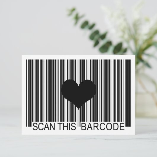 IK MIST JE BARCODE KAART (Staand voorkant)