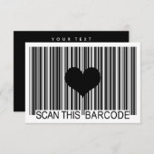 IK MIST JE BARCODE KAART (Voorkant / Achterkant)