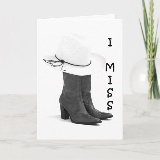 IK MIST U OP UW BIRTHDAAG EN ELKE DAG KAART (Voorkant)