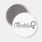 Ik modelleer vrouwen in tech magneet (Voorkant / Achterkant)