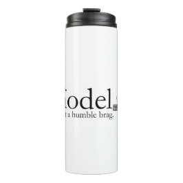 Ik modelleer vrouwen in tech thermosbeker