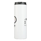 Ik modelleer vrouwen in tech thermosbeker (Achterkant)