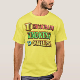 "IK MOEDIG DE KINDERHEID AAN OP ANDEREN!" Keuze ui T-shirt