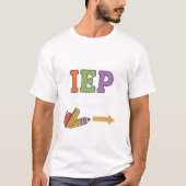 Ik moedig Progress Special Education School Tea aa T-shirt (Voorkant)