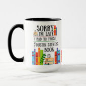 Ik moest mijn Dustin Stevens boek afmaken Mok (Links)