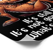 Ik moest mijn houding controleren... maar het is n poster (Hoek)