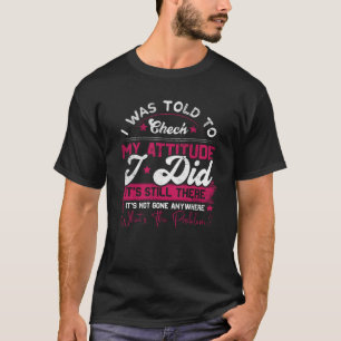 Ik moest m'n houding controleren, maar dat was het t-shirt