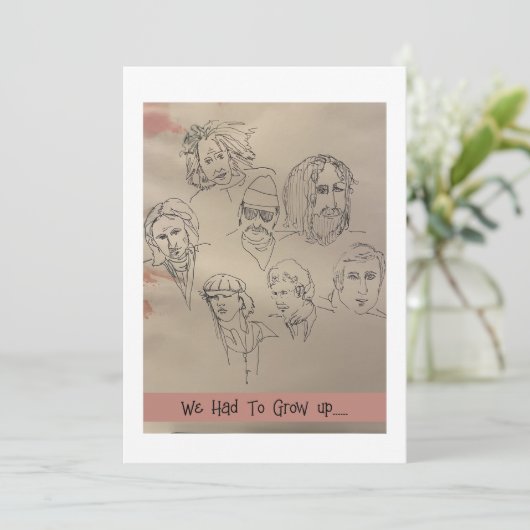 Ik moest opgroeien als Kaart ! (Staand voorkant)