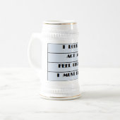 Ik moet 40 mok zijn, 40 jaar (Voorkant links)