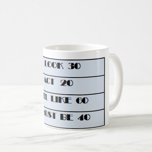 Ik moet 40 mok zijn, 40ste (Voorkant rechts)