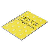 Ik moet al mijn eenden in een roodgeel krijgen notitieboek (Linkerzijde)