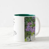 Ik moet altijd bloemen hebben, Monet Tweekleurige Koffiemok (Voorkant rechts)