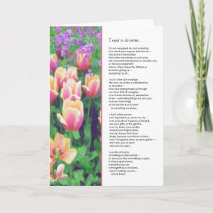 Ik moet beter... Relaties doen Bedankkaart