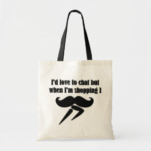 Ik moet dassen - heel grappig tote bag