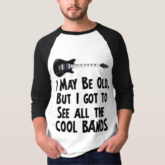 Ik moet de coole bands zien. t-shirt (Voorkant)