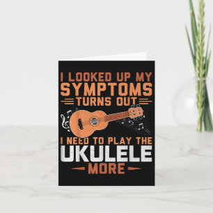 Ik moet de ukelele meer spelen - Uke Lover Ukulel Kaart