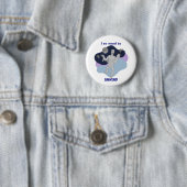 Ik moet echt ontspannen Leuke Mummie Halloween-ont Ronde Button 5,7 Cm (In situ)