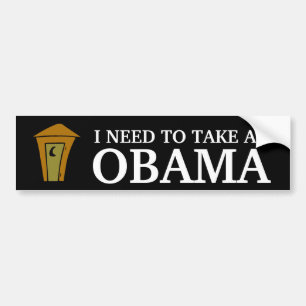 IK MOET EEN ANDER NEMEN, OBAMA BUMPERSTICKER
