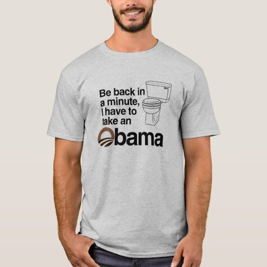 IK MOET EEN OBAMA NEMEN T-SHIRT (Voorkant)