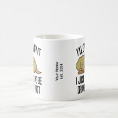 Ik moet eerst dramatisch zijn | Grappige hondenlie Koffiemok (Center)