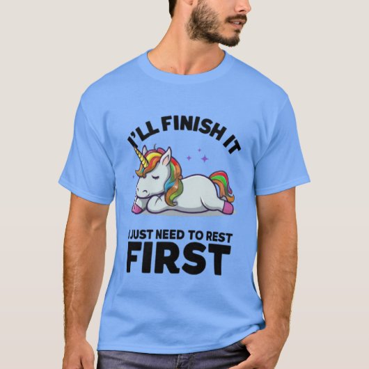 "Ik moet eerst rusten - ontspanning T-shirt (Voorkant)