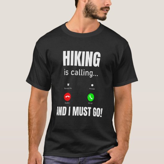 Ik moet gaan. t-shirt (Voorkant)