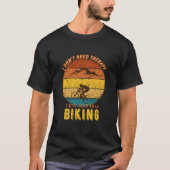 Ik moet gewoon gaan fietsen retro t-shirt (Voorkant)