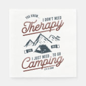 Ik moet gewoon gaan kamperen servet (Voorkant)