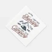 Ik moet gewoon gaan kamperen servet (Hoek)