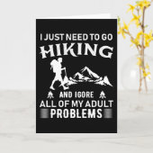 Ik moet gewoon gaan wandelen kaart (Gele Bloem)