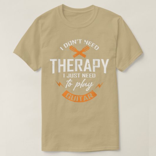 Ik moet gewoon GuitarGuitar 1696 spelen T-shirt (Design voorkant)