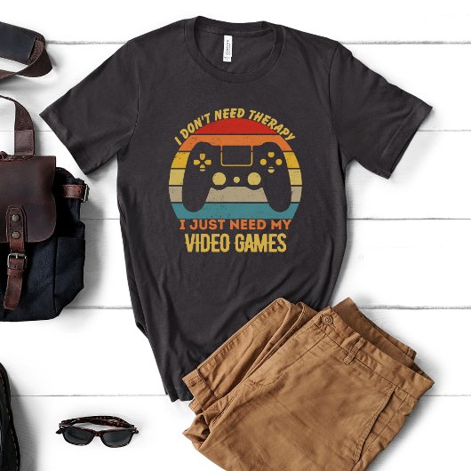 Ik moet gewoon mijn videogames retro t-shirt
