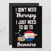 Ik moet gewoon naar Bonaire gaan Kaart (Voorkant / Achterkant)