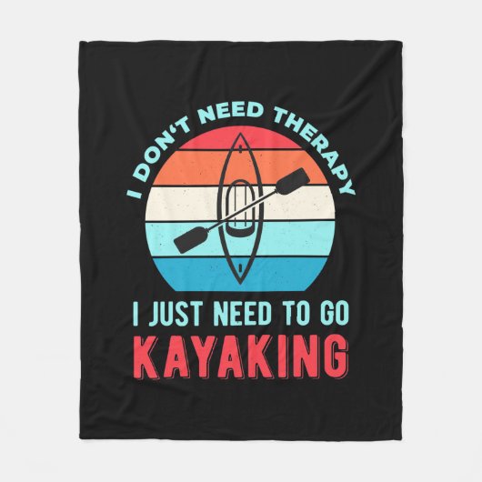 Ik moet gewoon naar Kayaking Fleece Deken (Voorkant)