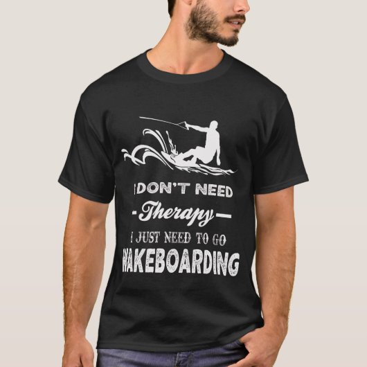 Ik moet gewoon wakeboarden t-shirt (Voorkant)