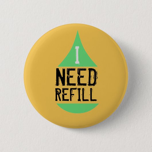 Ik moet groen op elke kleur hervullen ronde button 5,7 cm (Voorkant)