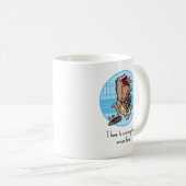 Ik moet hier alles doen met één Man band Koffiemok (Voorkant rechts)